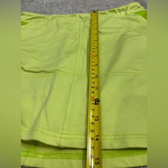 Title Nine color block lime green elastic waist pull on skort tennis golf Small - Picture 4 of 8